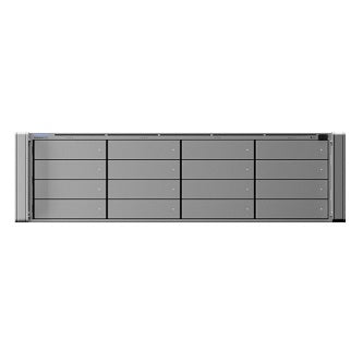 3U NVR with (16) 2.5/3.5 drive bays, supporting up to (70) 4K cameras or (210) Full HD cameras.