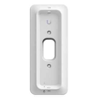 Secure, flat or angled mounting plate for installing the G4 Doorbell Pro  PoE over a standard single-gang box