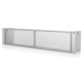 Standalone insert that can be easily installed into an existing network equipment rack to create a clean, uniform aesthetic