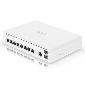 UISP host console with an integrated switch and multi-gigabit Ethernet gateway