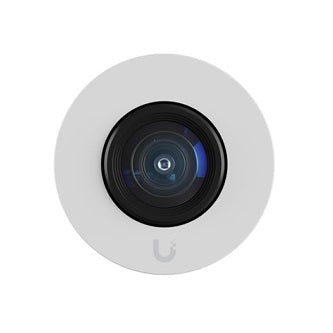 Wide-angle lens with enhanced low-light performance and dynamic range that connects to an AI Theta Hub.