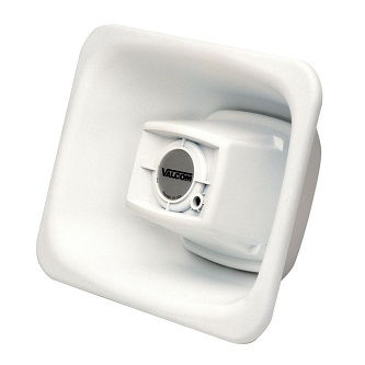 IP speaker, for PA system, Ethernet, PoE, white