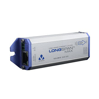 LONGSPAN MAX BASE. Hi-Power, up to 90W long-range Ethernet & POE extender