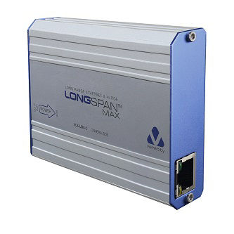 LONGSPAN MAX CAMERA. Hi-Power, up to 90W long-range Ethernet & POE extender
