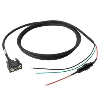 Cable, external 9-60V DC power supply to vehicle battery, 10inch, includes fuse, VC70.Required for the PWRS-9-60VDC-R.