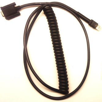 Cable, RS232, DB9 Female Connector, 9ft. (2.8M) Coiled, Power Pin 9, -30   degrees C.