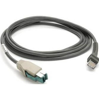 Cable - Shielded USB: Power Plus Connector, 7ft. (2m), Straight, 12V.