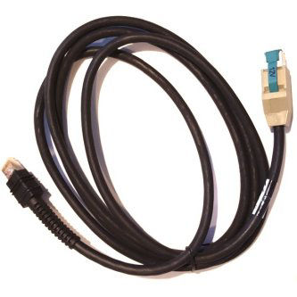Cable, Shielded USB: POWER PLUS CONNECTOR, 7FT. 2M, STRAIGHT, 12V.