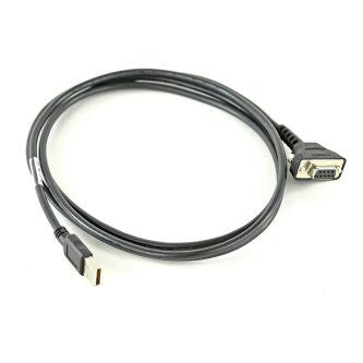 Cable, USB Cable Assembly: 9-Pin Female Straight Scanner Connector, 6ft.     Straight Cable, to be used with General Purpose Fixed Mount Scanners.