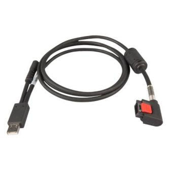 WT60, USB/Charging Cable. Allows To Communicate Via USB and Charge the Wearable Terminal. Requires Power Supply PWR-BUA5V16W0WW, DC Cable CBL-DC-383A1-01 and Country Specific 2-ire Ungrounded AC Line Cord
