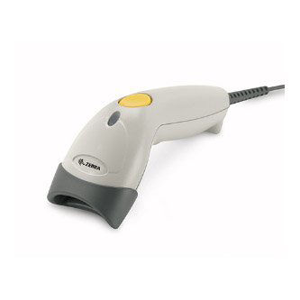 LS1203, RS232, USB and Keyboard Wedge Interfaces, Close Range, Cash Register White