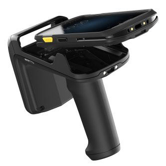 RFD40, Premium, Standard Range Circular Polarized Antenna, UHF RFID, Bluetooth, WiFi, Gun, No Imager, 7000mAh Battery, Midnight Black, US, Canada, & Puerto Rico Only, TAA Compliant