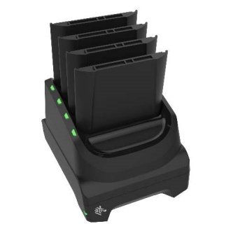 TC51, TC56,  4-slot battery charger, charges four spare batteries. INCLUDES POWER SUPPLY AND DC CABLE. Country specific AC line cord, sold separately.